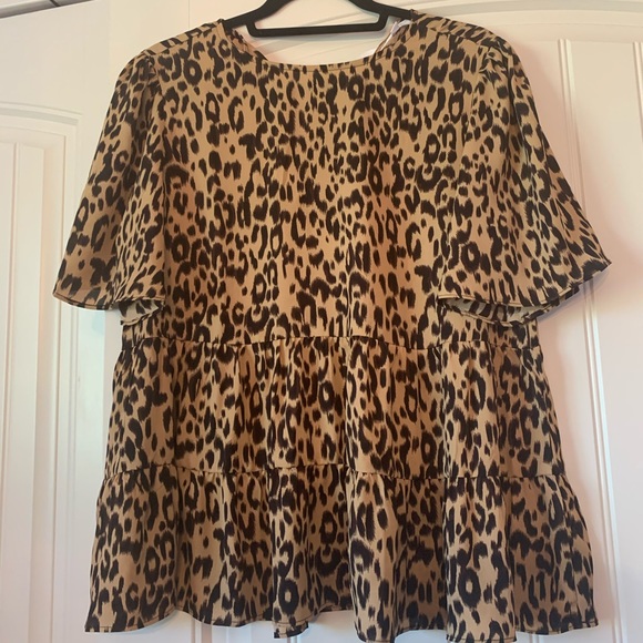 Stevie Hender Tops - Cheetah Blouse